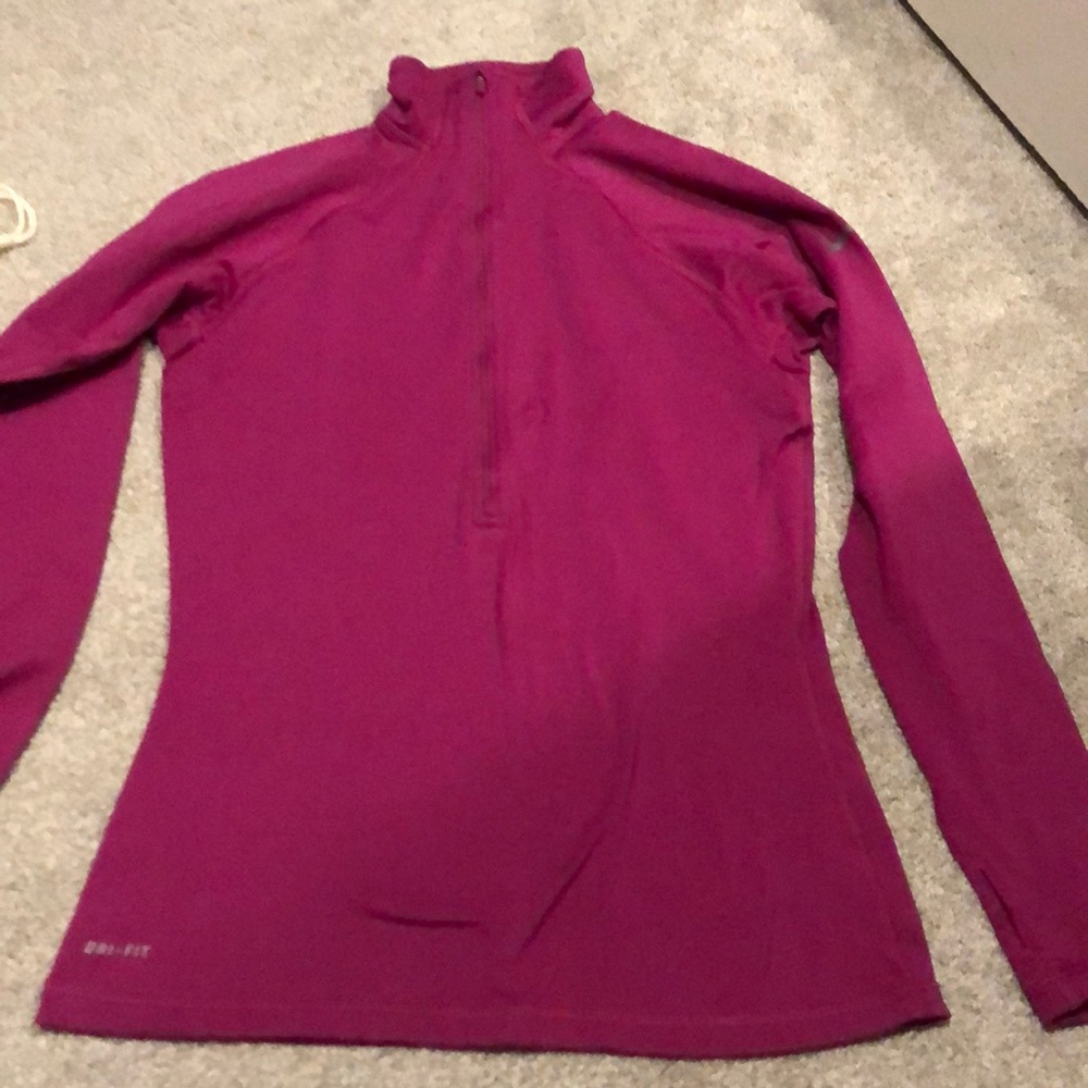 Nike pro half zip jacket Berry Medium